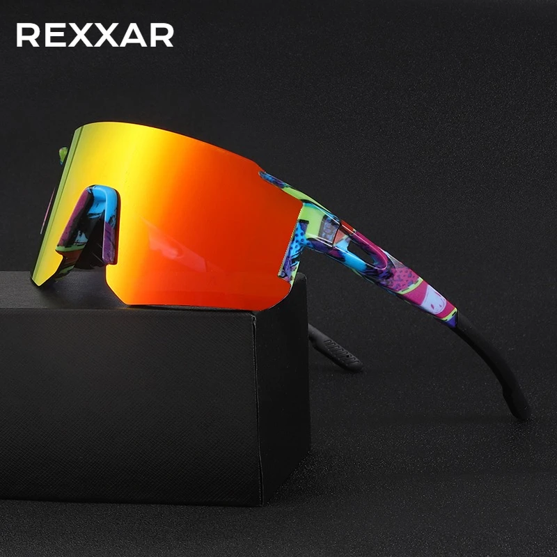 Mountain Biking Goggles - REXXAR ใหม่แว่นตาปั่นจักรยานแว่นตากันแดดผู้ชาย UV400 แว่นตากีฬากลางแจ้งแว่นตา MTB จักรยานผู้หญิงขี่เดินป่าแว่นตากันแดด