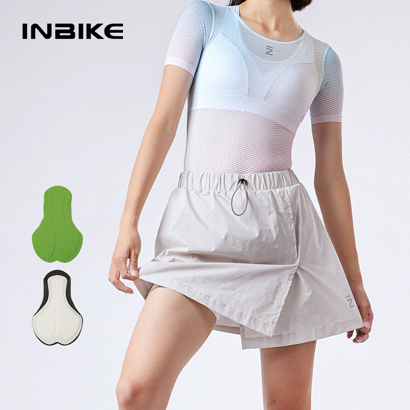 Mountain Biking Shorts Women - INBIKE กางเกงขี่จักรยานสำหรับผู้หญิง, ใหม่2024ขี่จักรยานเสือภูเขาแบบมืออาชีพ MTB ฤดูร้อนมีกระเป๋าเสื้อผ้าผู้หญิง