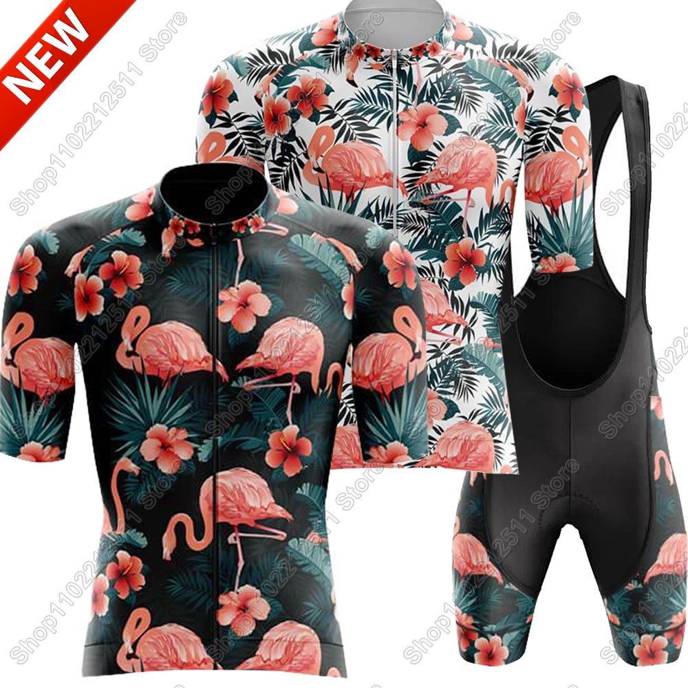 Mountain Biking Shorts - 2025 Flamingoชุดขี่จักรยานJerseyจักรยานเสื้อผ้าผู้ชายฤดูร้อนจักรยานเสื้อชุดจักรยานกางเกงขาสั้นMTB Ropa Maillot