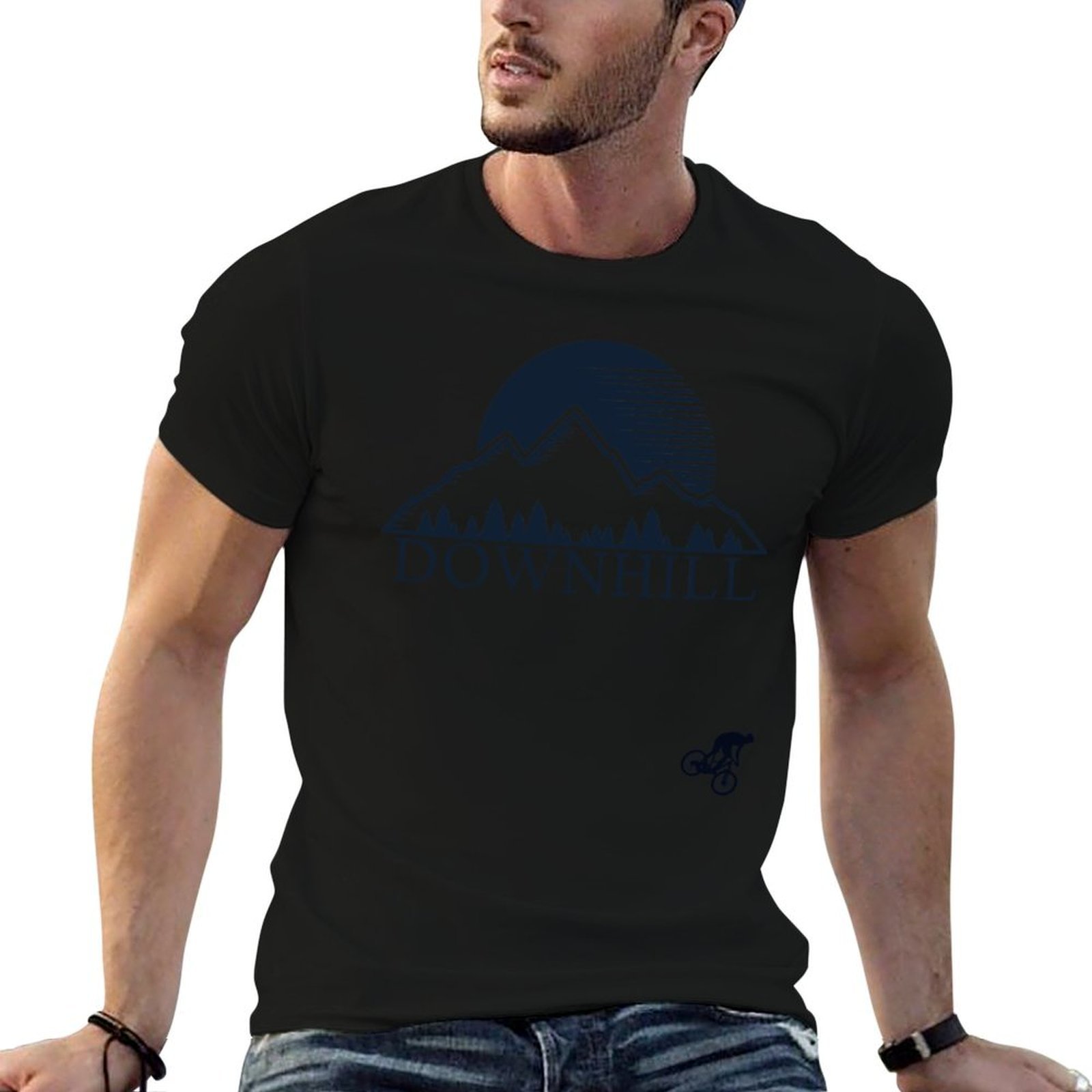 Mountain Biking Holidays - เสื้อยืดขี่จักรยานลงเขาสุดฮา เสื้อยืดสำหรับวันหยุดกลางแจ้ง