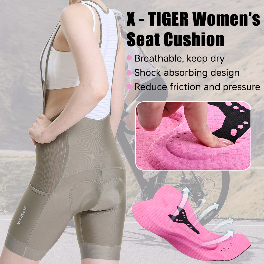 กางเกงปั่นจักรยานผู้หญิง X-TIG - Mountain Biking Shorts Women บทวิจารณ์และราคา