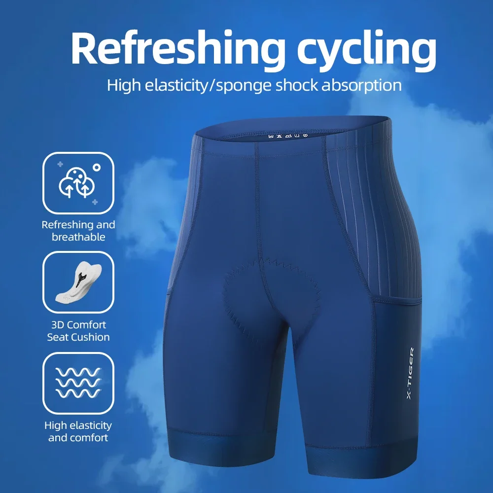 X-TIGER ผู้หญิงกางเกงขาสั้นขี่ - Mountain Biking Shorts Women บทวิจารณ์และราคา