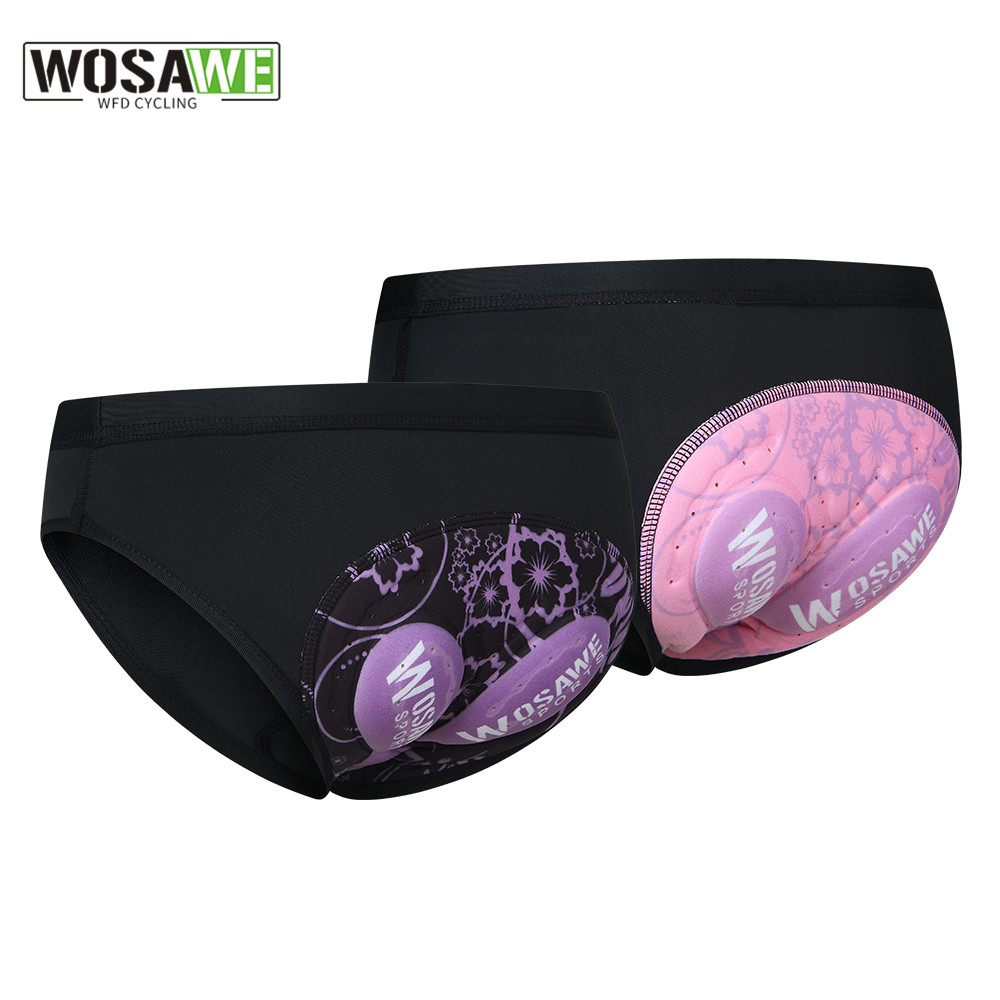 WOSAWE ผู้หญิงขี่จักรยานชุดชั้ - Mountain Biking Shorts Women บทวิจารณ์และราคา
