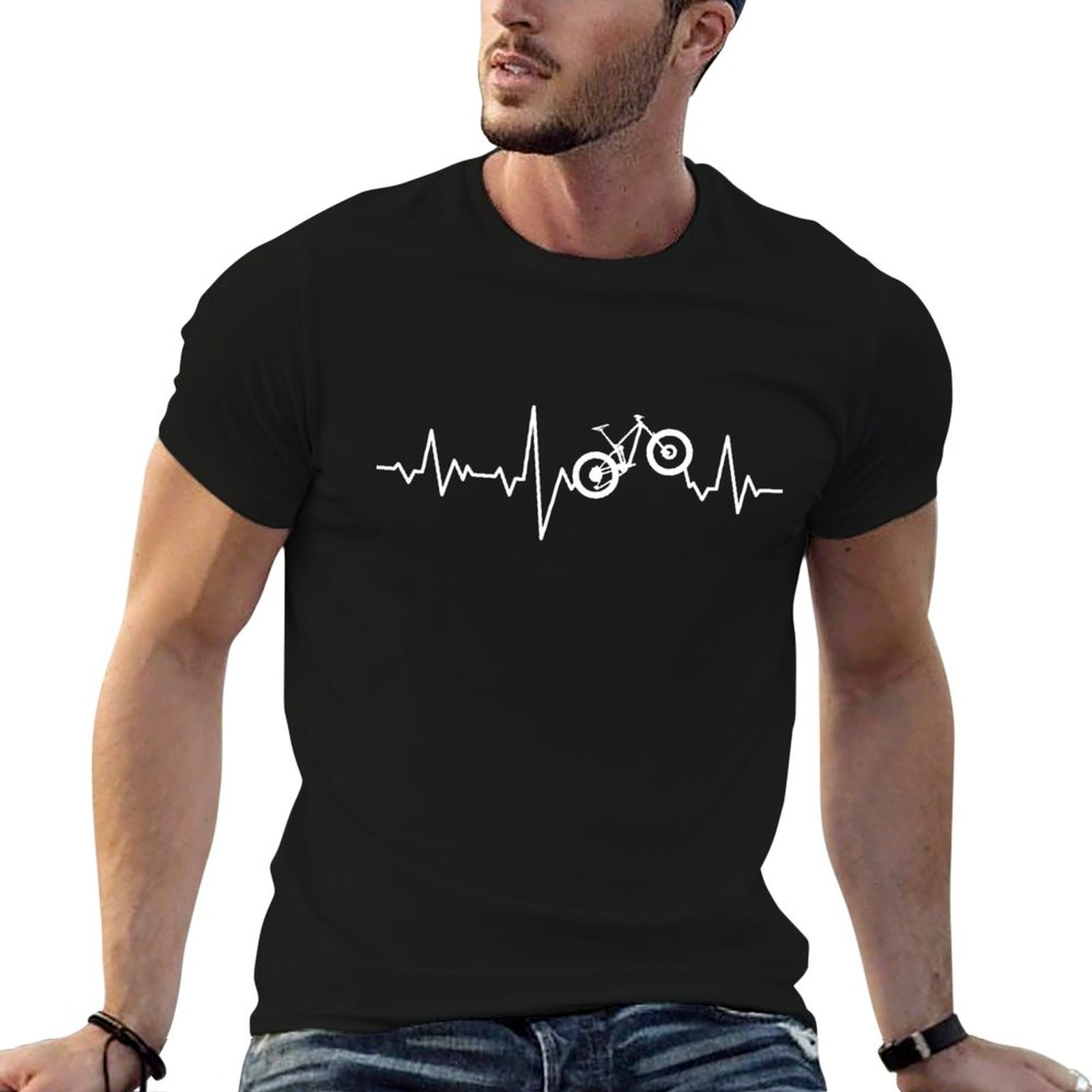 เสื้อยืดลายจังหวะหัวใจสำหรับคน - Mountain Biking Holidays บทวิจารณ์และราคา