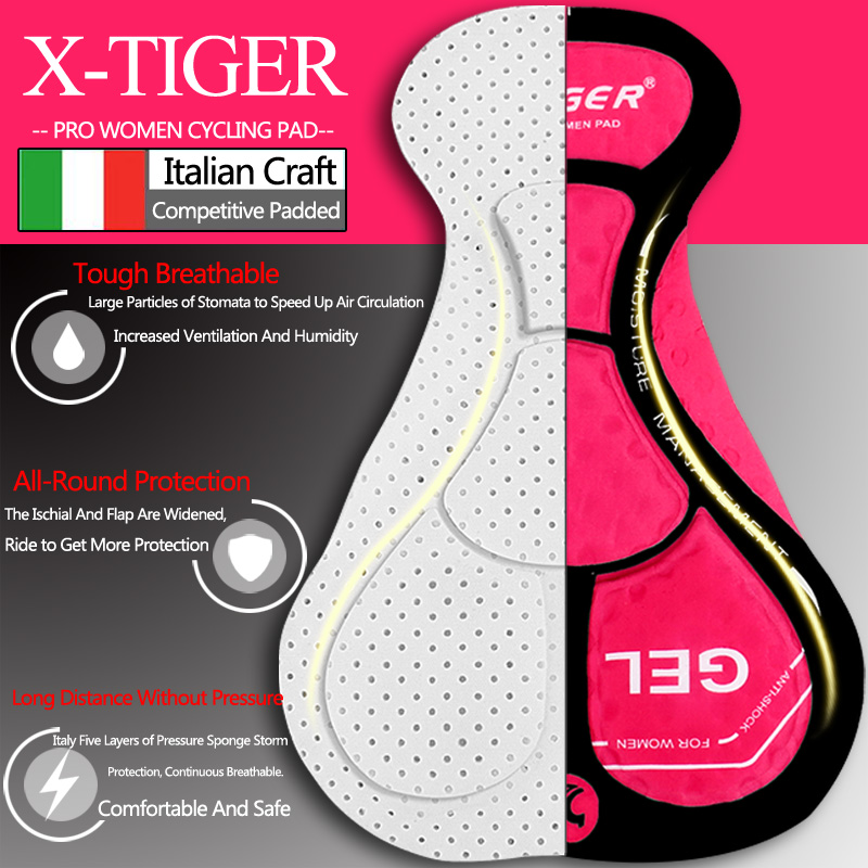 X-TIGER กางเกงขาสั้นขี่จักรยาน - Mountain Biking Shorts Women บทวิจารณ์และราคา